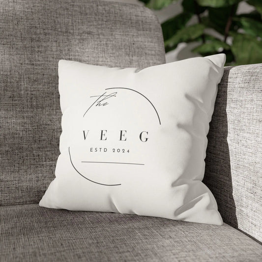 Faux Suede Square Pillowcase - THE VEEG