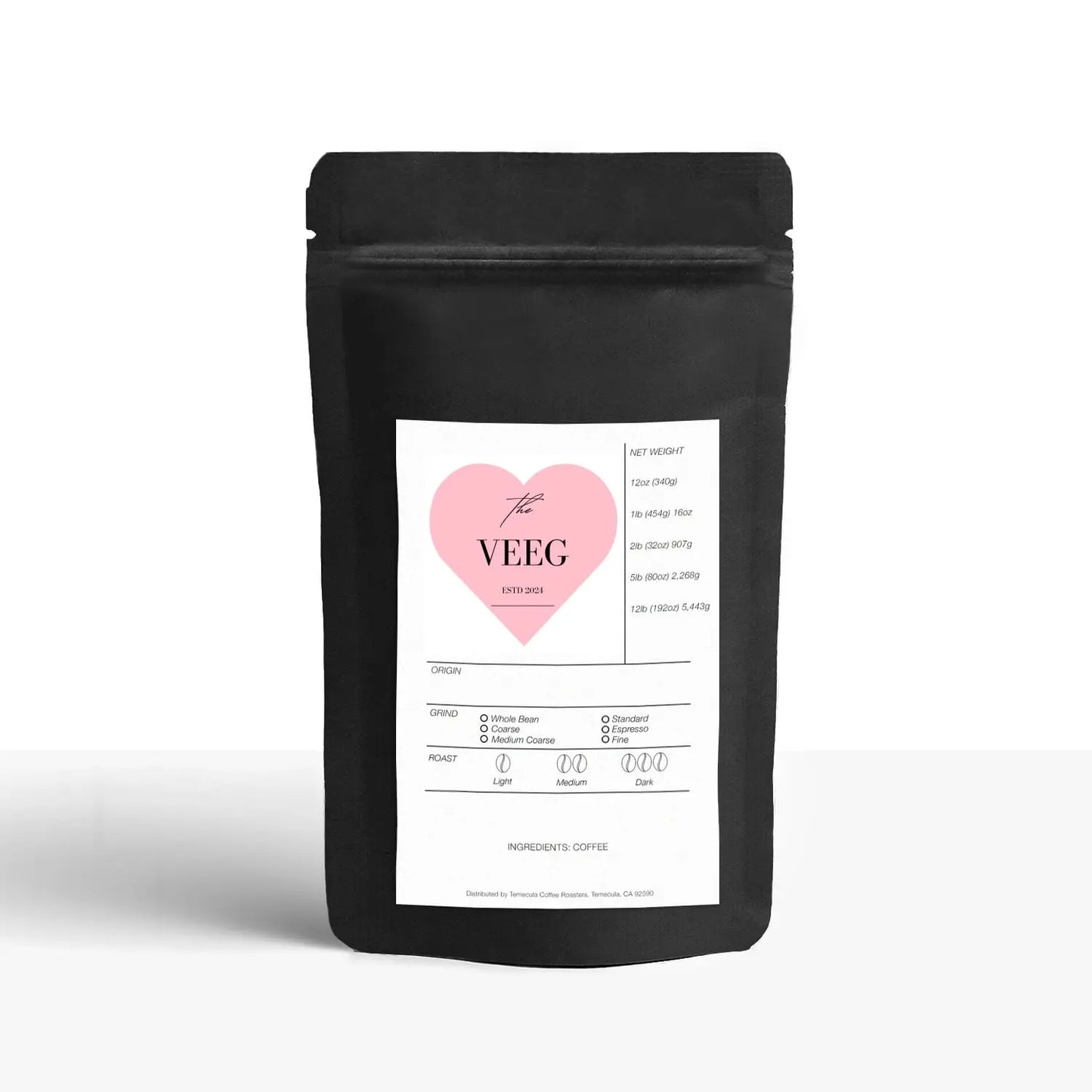 THE VEEG 60 Pack Single Serve Coffee Capsules